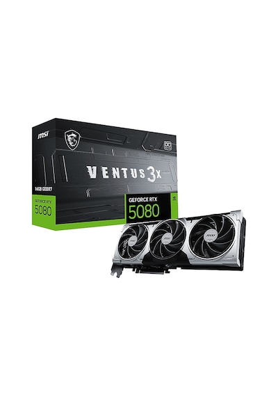 Msı 16g Ventus 3x Oc Plus Gddr7 256 Bit Dlss 4 Geforce Rtx 5080 16 Gb Ekran Kartı