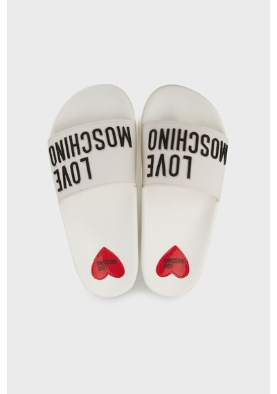 Love Moschino Bayan Terlik Ja28052g1mı14100 Beyaz Beyaz