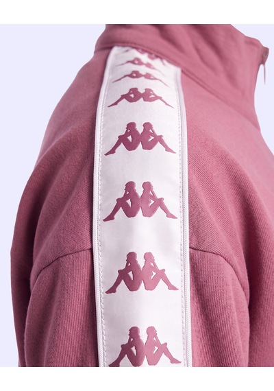 Kappa 222 Banda Mines Kadın Mor Viyole Regular Sweatshirt