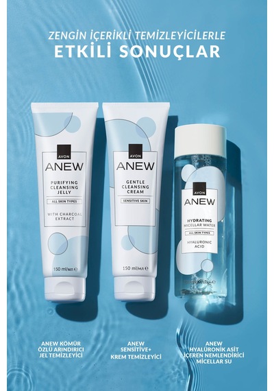 Avon Anew Hydrating Micellar Nemlendirici Temizleme Suyu 200 ML