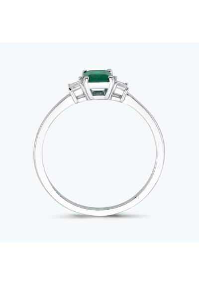 Altınbaş Pırlanta Zümrüt Emerald Kesim Yüzük Mkm109z-14k