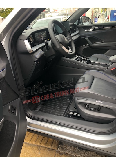 Volkswagen Tayron 2025- 3d Kauçuk Kokusuz Havuzlu Paspas Badela