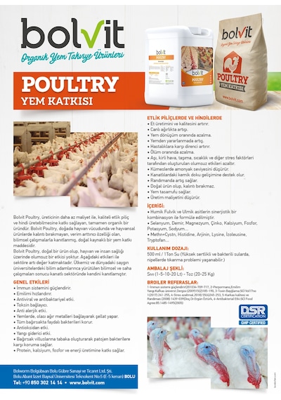 Bolvit Poultry - 20 Litre - Kanatlı  Premiks