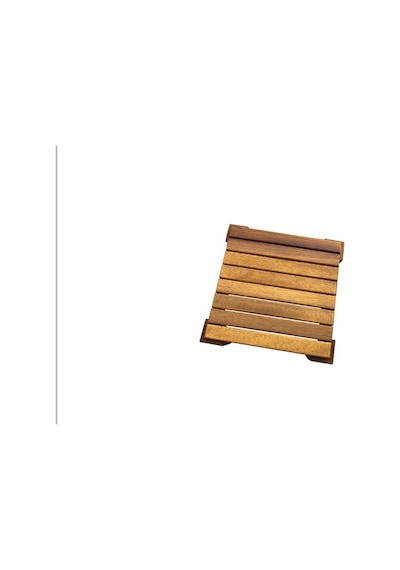 Iroko Ahşap Tabure (Suya Dayanıklı)