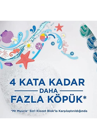 Klozet Blok 2'li Marine, 77.2g 1 Paket 1 X 122 G