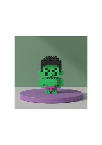 Hulk Marvel Mikro Blok Lego Seti - 3d Puzzle Figür Oyuncak - Eğitici Yenilmezler Avengers Serisi