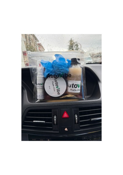 Toyota Rötuş Boya Kalemi Seti 202 Siyah Pasta Cila Hızlı Cila Zımpara Set