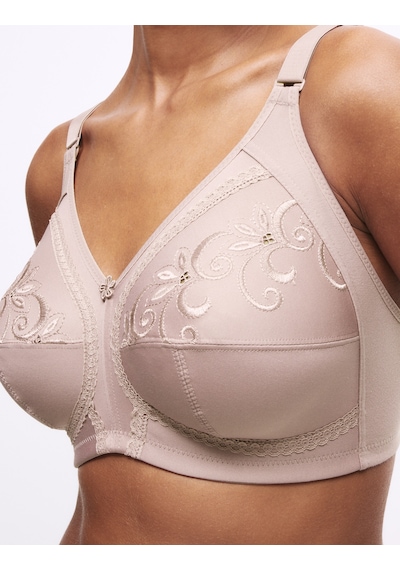 Marks & Spencer İşleme Detaylı Pamuklu Toparlayıcı Sütyen T33008020A Kahverengi