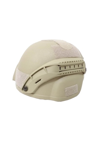 Tactical Airsoft Kask Kompozit Başlık Koruyucu Miğfer Bej-3824 Bej