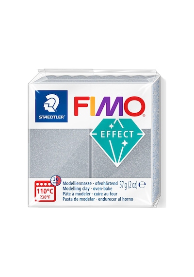 Staedtler Fimo Effect Polimer Kil 81 Silver Metalik