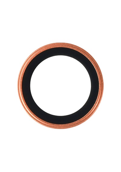 Urr Apple Uyumlu iPhone 17 Pro Max Titanium Alloy Ar Kamera Lens Koruyucu Turuncu