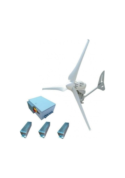 İsta Breeze Set Heli 4.0 Kw 48 V Rüzgar Türbini + Wind Pro Şarj Kontrol Cihazı