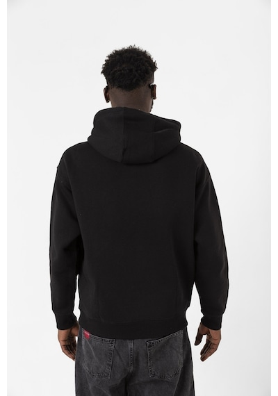 25 Aslan Siyah Erkek 3ip Kapşonlu Sweatshirt Siyah