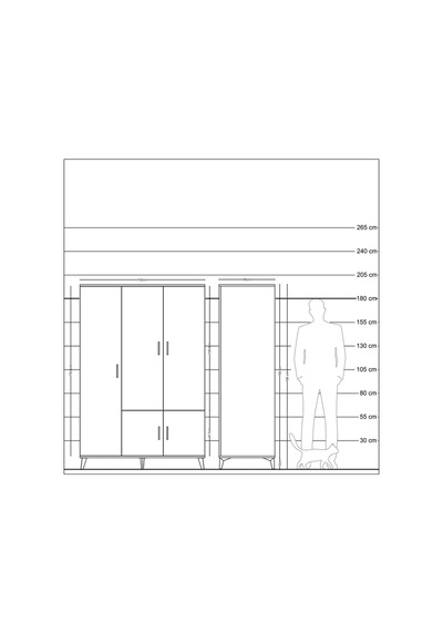 Kronos Dolap 7 Raflı 5 Kapaklı Tek Askılı 132x59x195 Çam-aytaşı/antrasit Aytası/antrasıt Kronos Dolap 7 Raflı 5 Kapaklı Tek Askılı 132x59x195 Çam-aytaşı/antrasit Aytası/antrasıt