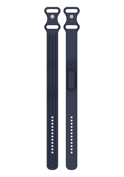 Caseonn Google Fitbit Air Kordon Premium Silikon Spor Kayış Lacivert