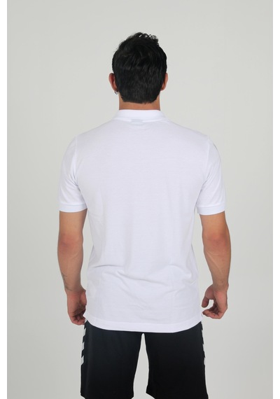 Hummel Armin Pamuklu Polo Yaka Tişört Beyaz