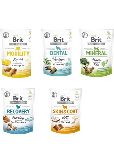Brit Functional Snack Köpek Mix Set 5'li