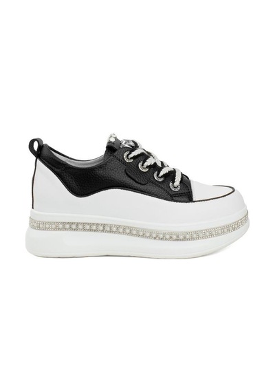 Guja 24k308-1 Taş Sargılı Kalın Taban Kadın Sneaker Ayakkabı 001