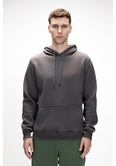 Bad Bear Sea Antrasit Kapüşonlu Erkek Sweatshirt Antrasit