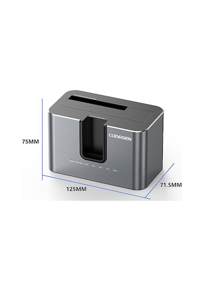 Codegen 2.5 / 3.5 Sata - M.2 Nvme Offline Kopyalama Özellikli Harddisk Dock Stand Cdg-doc-505