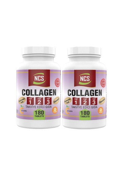 Kollajen 1000 Mg Tip 1-2-3 Vitamin C - E 180 Tablet 2 Kutu