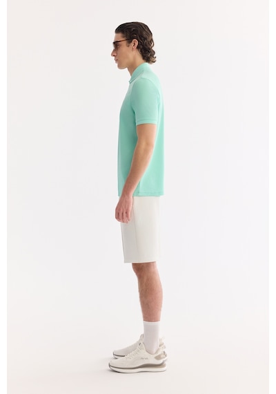 Avva Erkek Açık Yeşil Kıvrılmaz Polo Yaka %100 Pamuk Basic Regular Fit T-shirt B001032 Avva Erkek Açık Yeşil Kıvrılmaz Polo Yaka %100 Pamuk Basic Regular Fit T-shirt B001032