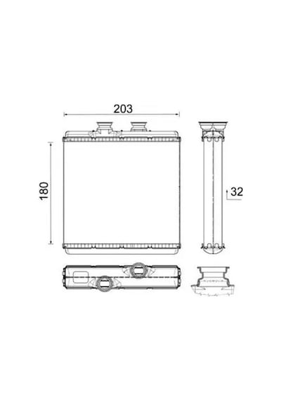 Mahle Ah183000p Kalorifer Petegi A2048300061