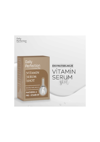 Daily Perfection Pro Shot No:6 Ekstra Parlaklık Provitamin Serum 2 x 6 ML