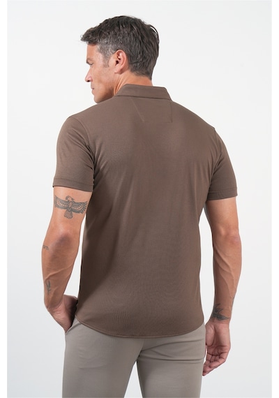 İmza Kahverengi İtalyan Yaka Kısa Kol Cepsiz Slim Fit Pamuklu Gömlek 1004260158 Açık Kahverengi İmza Kahverengi İtalyan Yaka Kısa Kol Cepsiz Slim Fit Pamuklu Gömlek 1004260158 Açık Kahverengi