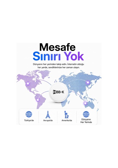Hapro Tag Android Ve İos Uyumlu  Beyaz