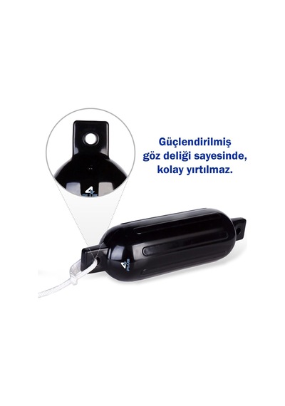 4plus G4 Siyah Tekne Usturmaçası 16,5 X 58,4 Drt 6 Adet