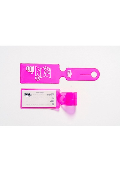 Trink Çanta Valiz Etiketi Ve Bavul Etiketi Neon Renk Pvc Neon Pembe