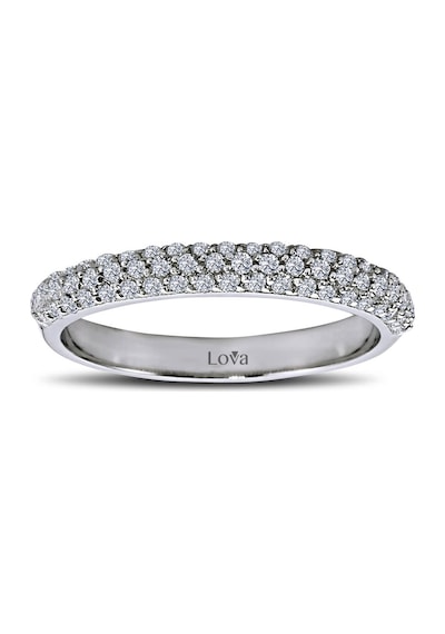 Lova 0,46 Karat Pırlanta Yarımtur Yüzük - 1030156