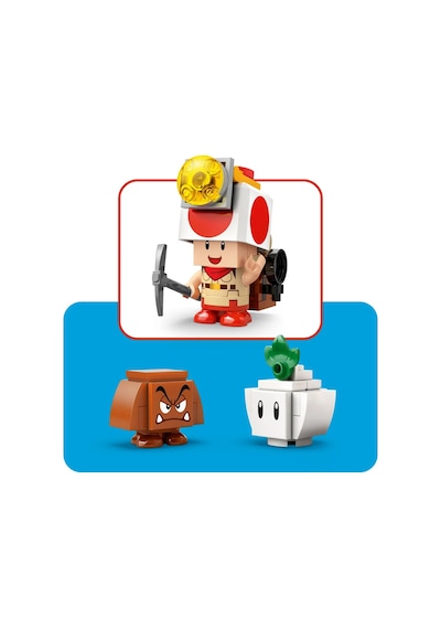 LEGO® Super Mario™ Captain Toad Kampı 72040 - 6 Yaş ve Üzeri Çocuklar için Yaratıcı Oyuncak Yapım Seti (159 Parça)
