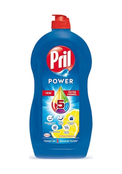Pril Power Limon Kokulu Sıvı Bulaşık Deterjanı 1500 G