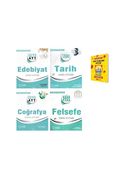 Ayt Edebiyat Tarih Coğrafya Ve Felsefe Soru Kitabı 4lü Set