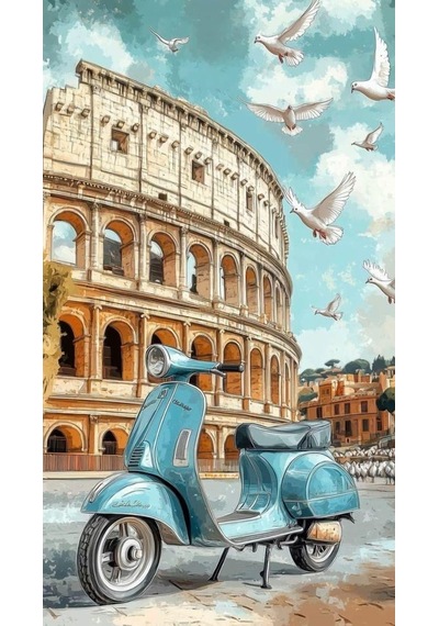 5d Elmas Boncuk Taş Işleme Mozaik Goblen Kit Kanvas Tablo 30x40cm Gd91215 Diamond Painting