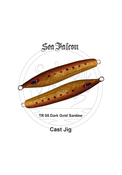 Sea Falcon Cast Jig 40Gr Tr-05 Dark Gold Sardine