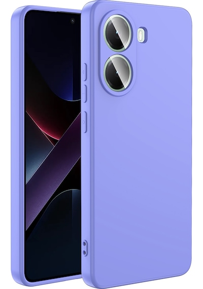 Xiaomi Poco X7 Pro Kılıf Zore Mara Lansman Kapak Lila