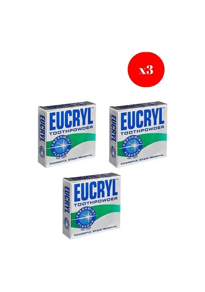 Eucryl Diş Beyazlatma Pastasi Original 50gr X3 Adet