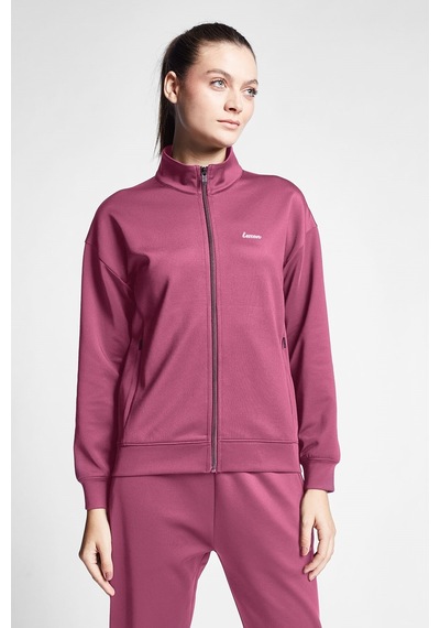 Lescon Kadın Fermuarlı Sweatshirt 24s-2230-24b Pembe