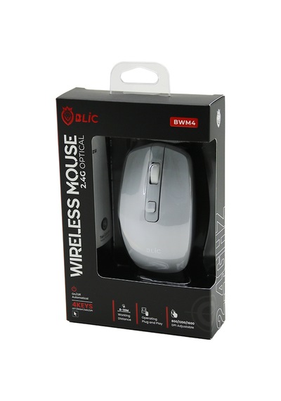 Kablosuz Mouse 1600 Dpı Beyaz