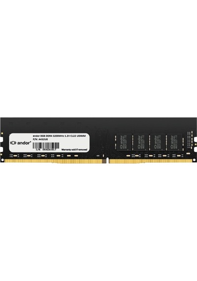 Andor A432U8 8 GB DDR4 3200 MHz UDIMM CL22 Ram