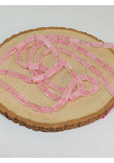 Pembe Kuvars Taşı 7x12mm Dizi 49944 Çok REnkli