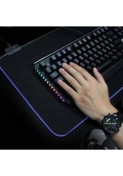 Mousepad Siyah Led Işıklı 80 30