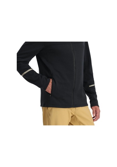 Spyder Spyder Speed 1/2 Zip Erkek Fleece 5337 Siyah