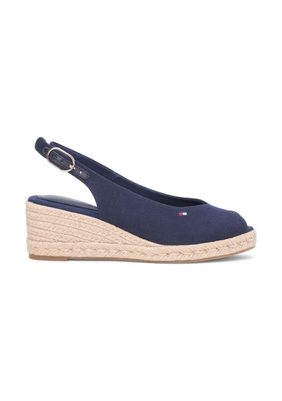 Tommy Hilfiger Lacivert Kadın Dolgu Topuk Ayakkabı Fw0fw09228dw6-16057