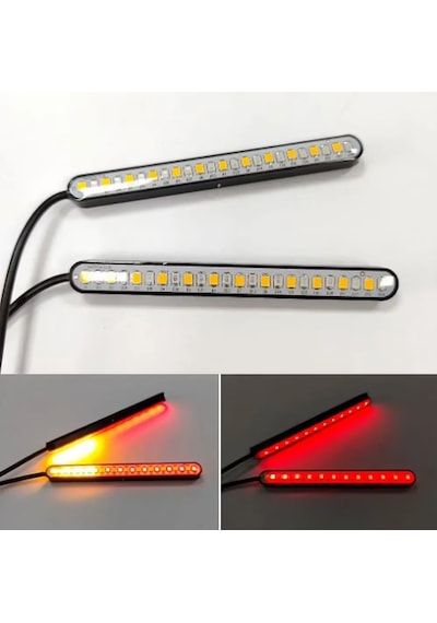 24 Smd Led Çakarlı Stop Kayar Sinyal 10cm