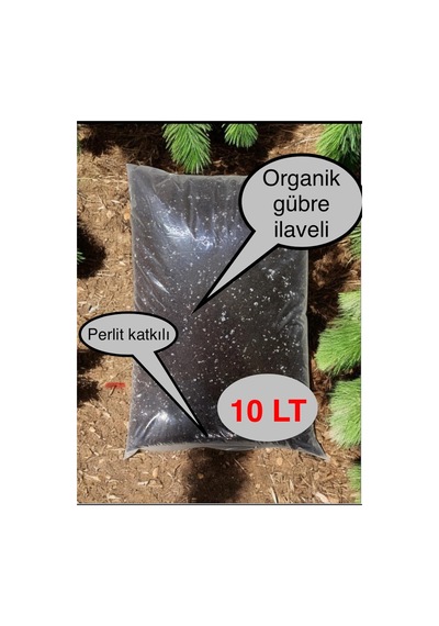 Tr Torf 10 Lt Özel Karışım Perlit Katkılı İç Dış Mekan Bitki Yetiştirme Toprağı Torf