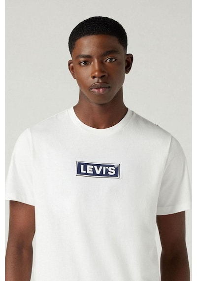 Levi's Erkek Relaxed Baskılı Beyaz T-shirt - 16143-1520 001